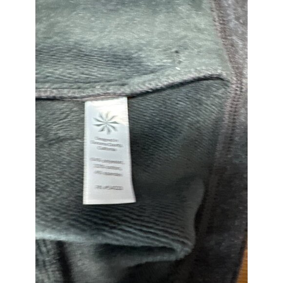 ATHLETA Cozy Karma Asymmetric Pullover Fleece Surplice Athlesure Size M - Picture 7 of 9